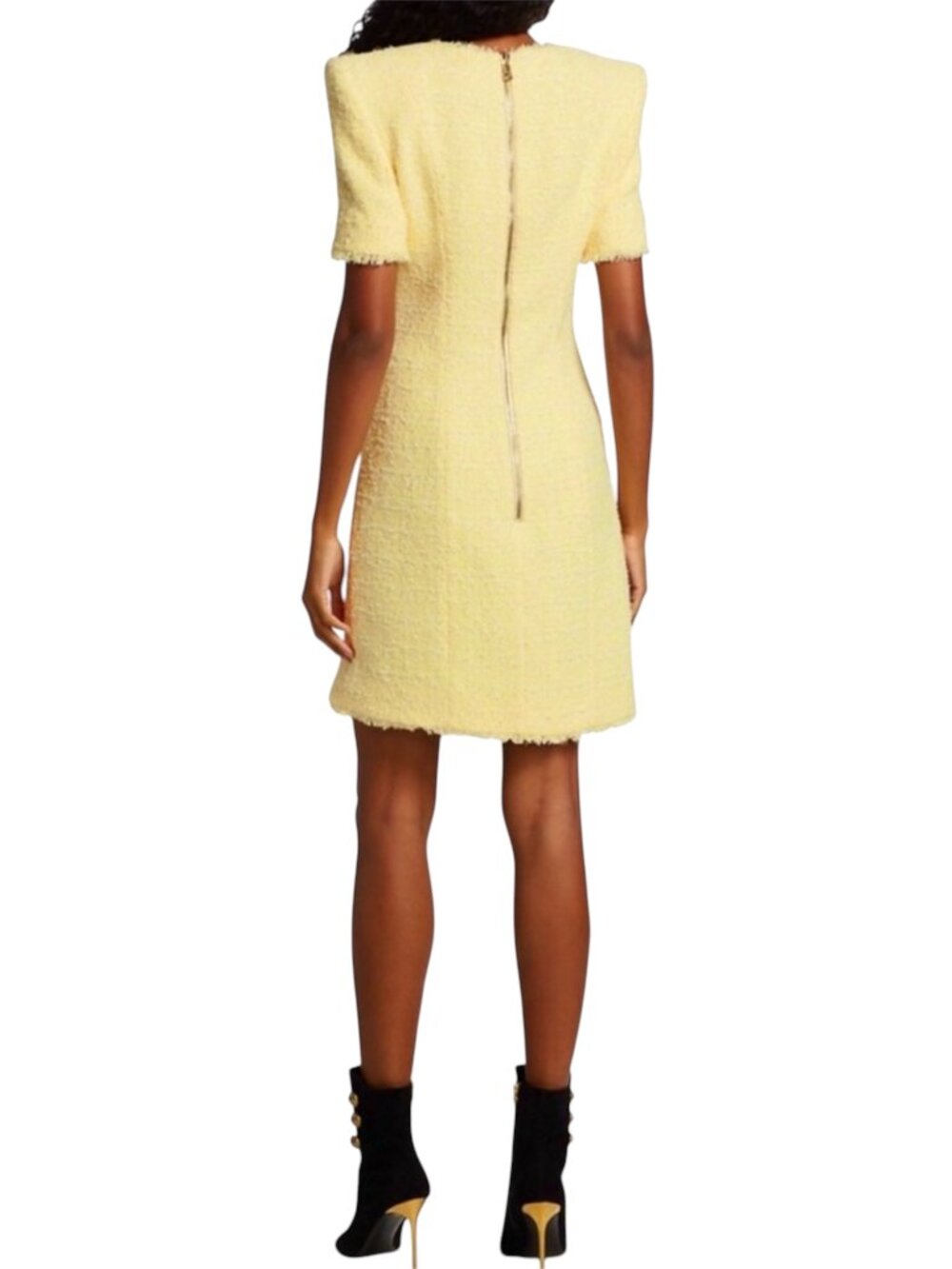 BALMAIN TWEED MINI DRESS SIZE 36 FR, 2 or 4 US NEW - Picture 6 of 15